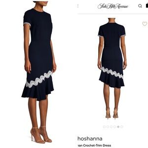 Shoshana Dinan Crochet-Trim Dress